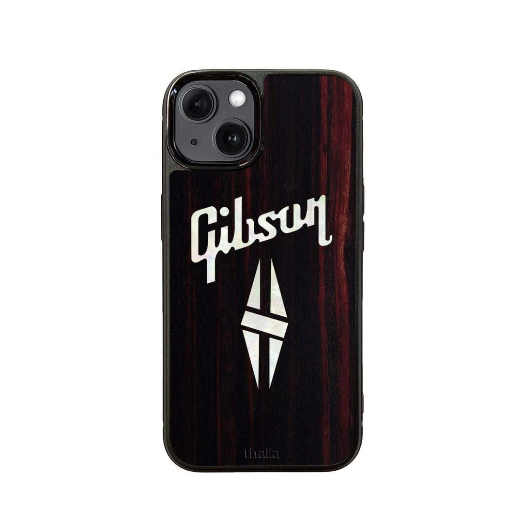 GibsonbyThalia Phone Case Gibson Pearl Diamond Logo | iPhone Case Black Ebony / iPhone 13