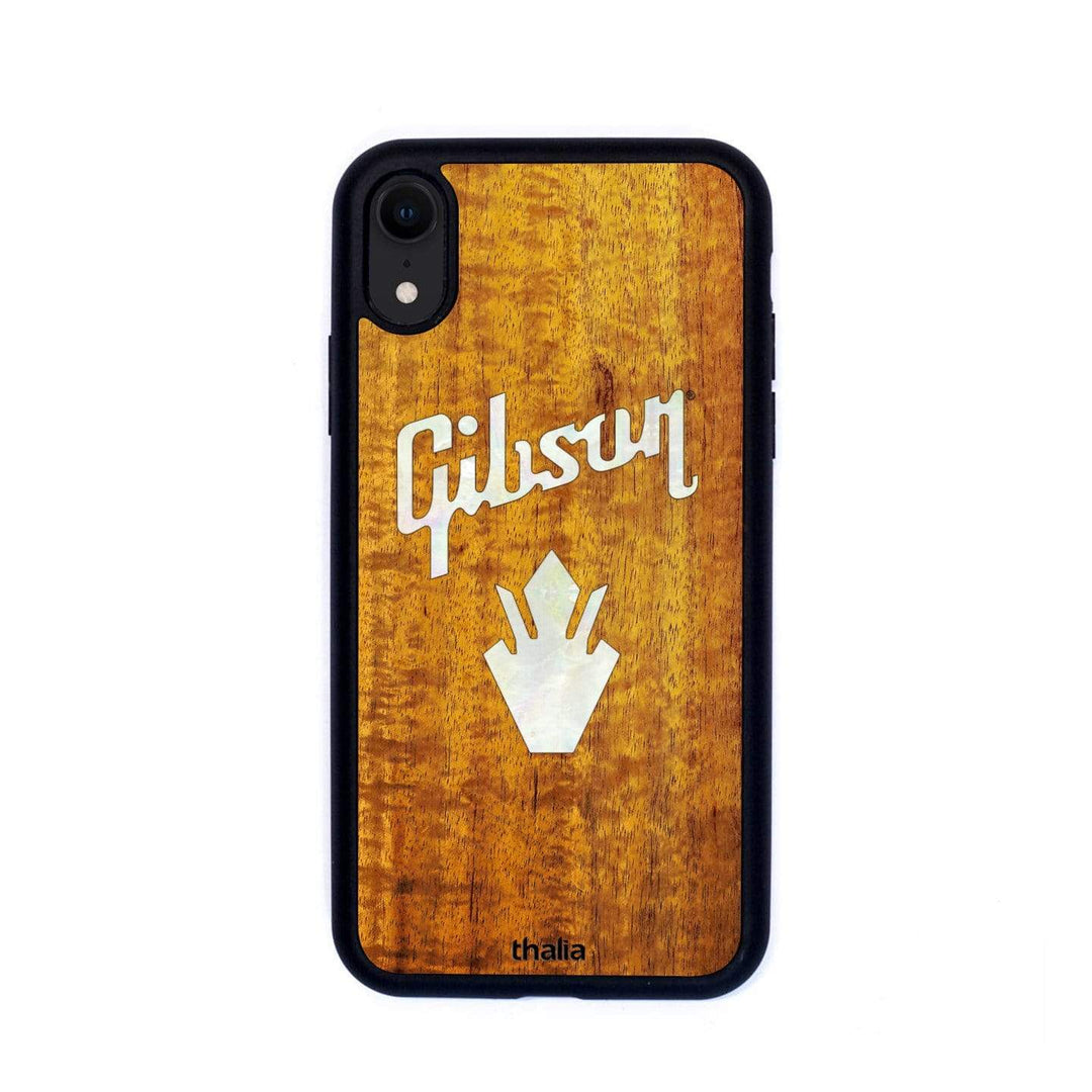 GibsonbyThalia Phone Case Gibson Pearl Holly Logo | iPhone Case AAA Curly Koa / iPhone XR