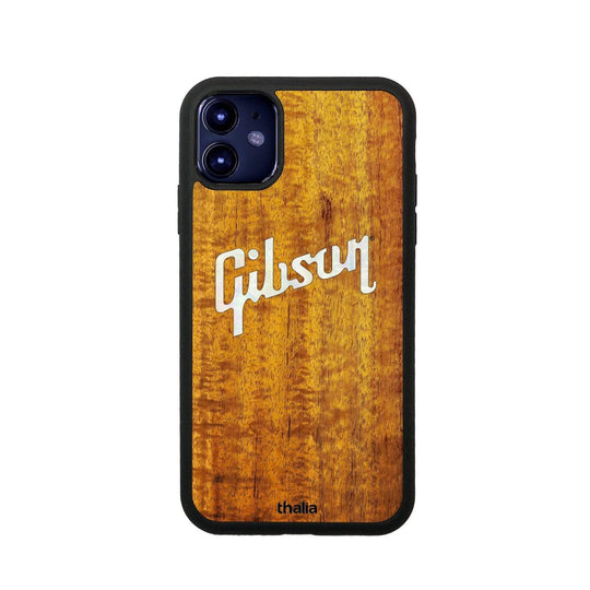 GibsonbyThalia Phone Case Gibson Pearl Logo | iPhone Case AAA Curly Koa / iPhone 11