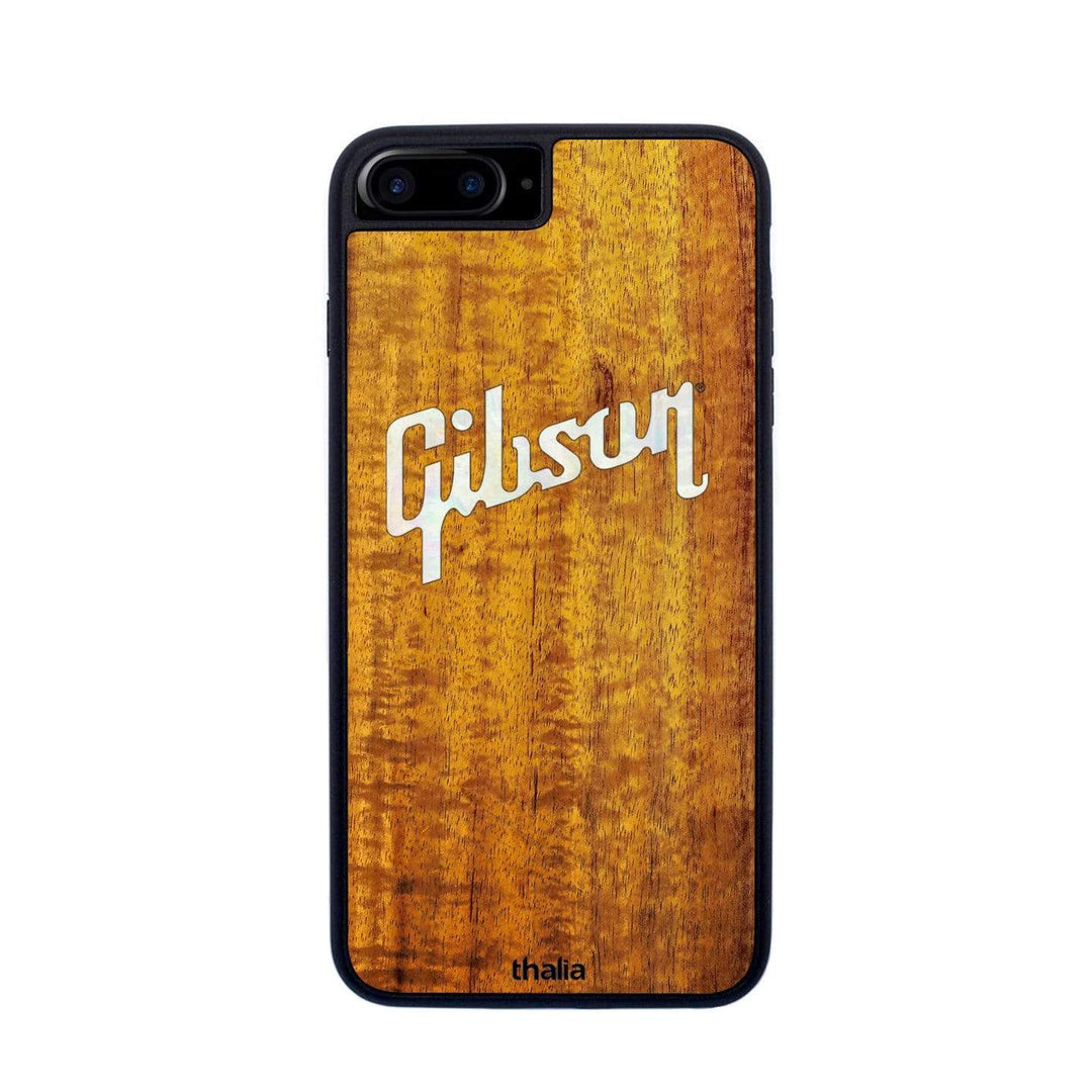 GibsonbyThalia Phone Case Gibson Pearl Logo | iPhone Case AAA Curly Koa / iPhone 6/7/8 Plus