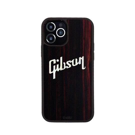 GibsonbyThalia Phone Case Gibson Pearl Logo | iPhone Case Black Ebony / iPhone 12 / Pro