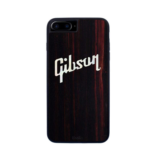 GibsonbyThalia Phone Case Gibson Pearl Logo | iPhone Case Black Ebony / iPhone 6/7/8 Plus