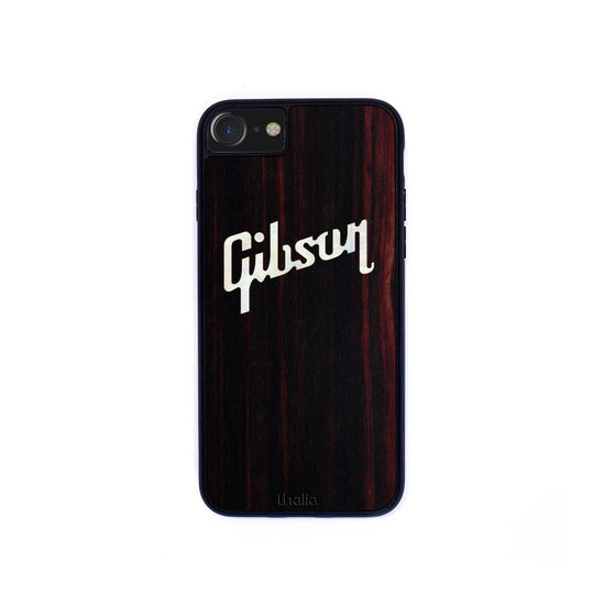 GibsonbyThalia Phone Case Gibson Pearl Logo | iPhone Case Black Ebony / iPhone 6/7/8/SE