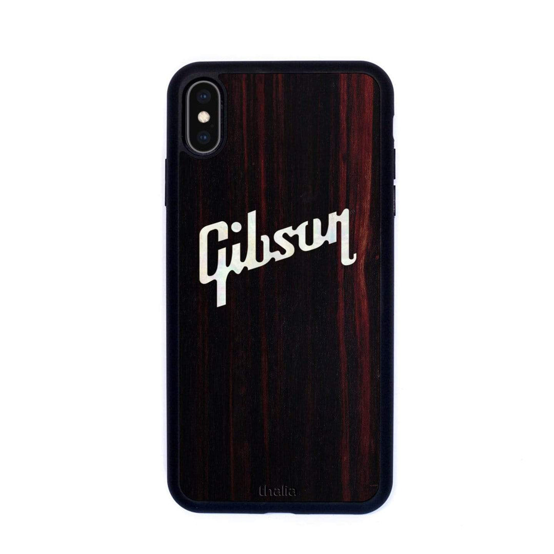 GibsonbyThalia Phone Case Gibson Pearl Logo | iPhone Case Black Ebony / iPhone XS Max