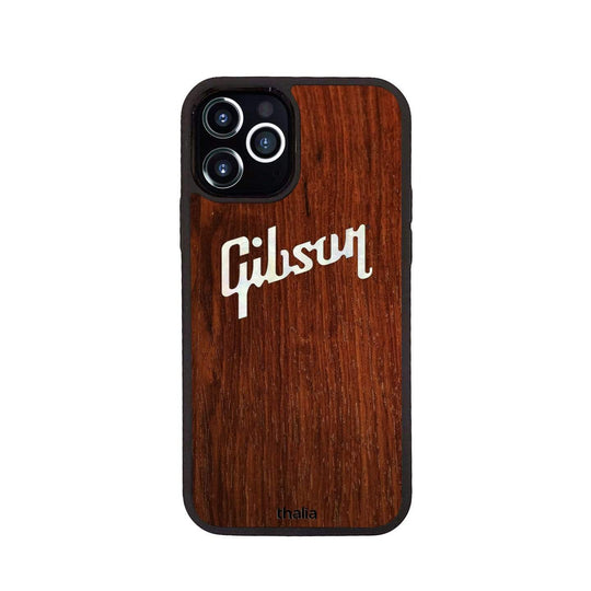 GibsonbyThalia Phone Case Indian Rosewood & Gibson Pearl Logo | Phone Case iPhone 12 / Pro