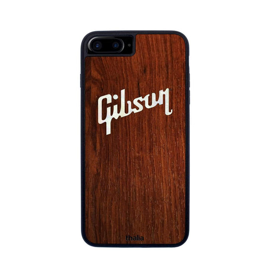 GibsonbyThalia Phone Case Indian Rosewood & Gibson Pearl Logo | Phone Case iPhone 6/7/8 Plus