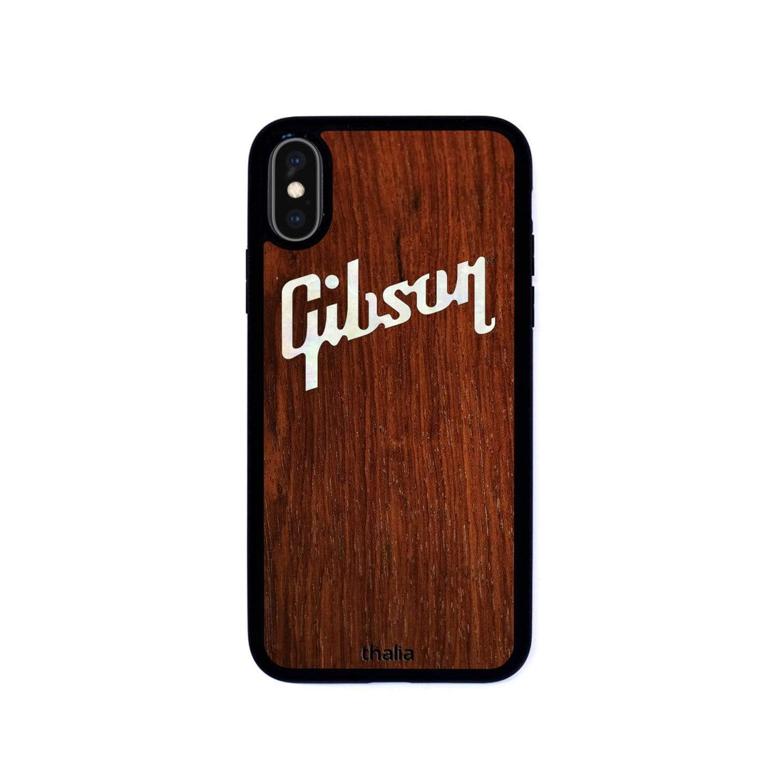 GibsonbyThalia Phone Case Indian Rosewood & Gibson Pearl Logo | Phone Case iPhone X/XS