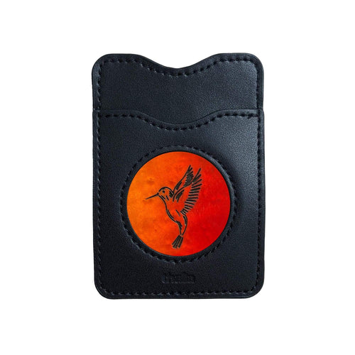 GibsonbyThalia Phone Wallet Gibson Hummingbird Engraving | Leather Phone Wallet