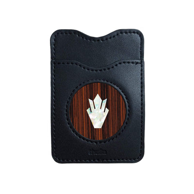 GibsonbyThalia Phone Wallet Gibson Pearl Holly | Leather Phone Wallet Indian Rosewood