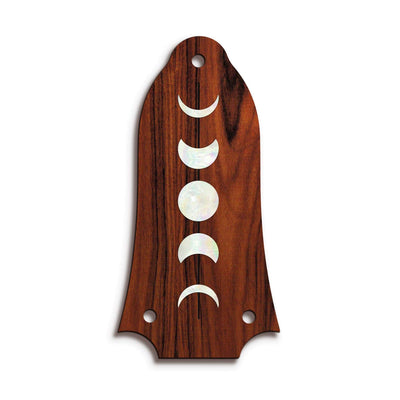 GibsonbyThalia Truss Rod Cover Custom Truss Rod Cover | Shape T6 - Fits Many Epiphone Guitars Moon Phases / Santos Rosewood