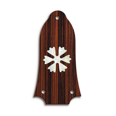 GibsonbyThalia Truss Rod Cover Custom Truss Rod Cover | Shape T6 - Fits Many Epiphone Guitars Snowflake / Indian Rosewood