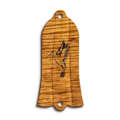 GibsonbyThalia Truss Rod Cover Gibson Truss Rod Cover | Shape T1 - Fits Gibson Guitars Hummingbird / AAA Curly Koa