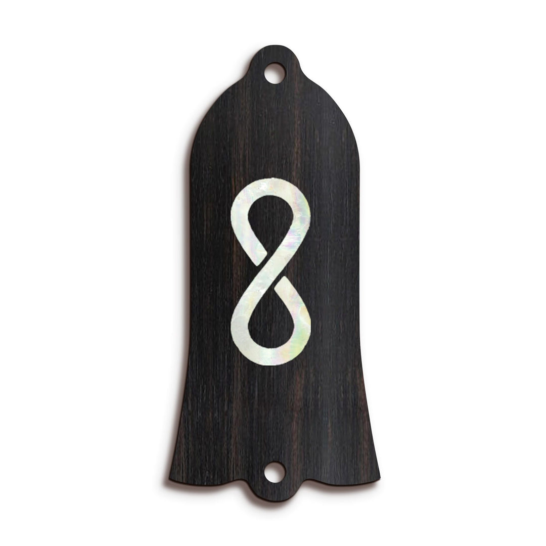 GibsonbyThalia Truss Rod Cover Gibson Truss Rod Cover | Shape T1 - Fits Gibson Guitars Pearl Infinity / Black Ebony