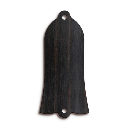GibsonbyThalia Truss Rod Cover Gibson Truss Rod Cover (Traditional) | Shape T22 - Fits Gibson Guitars Just Wood / Black Ebony