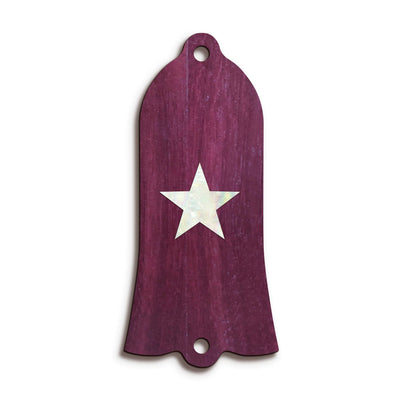 GibsonbyThalia Truss Rod Cover Gibson Truss Rod Cover (Traditional) | Shape T22 - Fits Gibson Guitars Pearl Star / Purpleheart