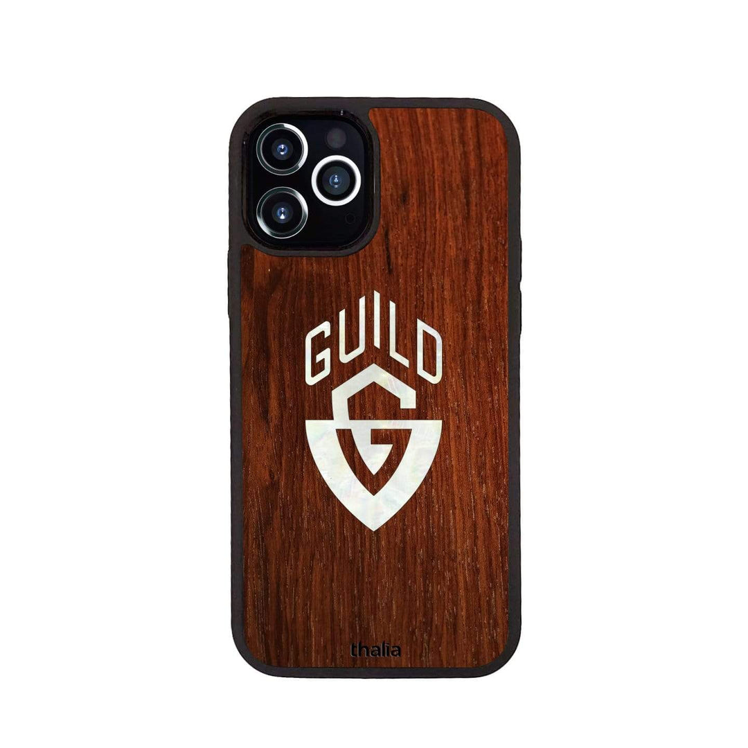 Santos Rosewood with Guild G-Shield Pearl Logo | iPhone Case