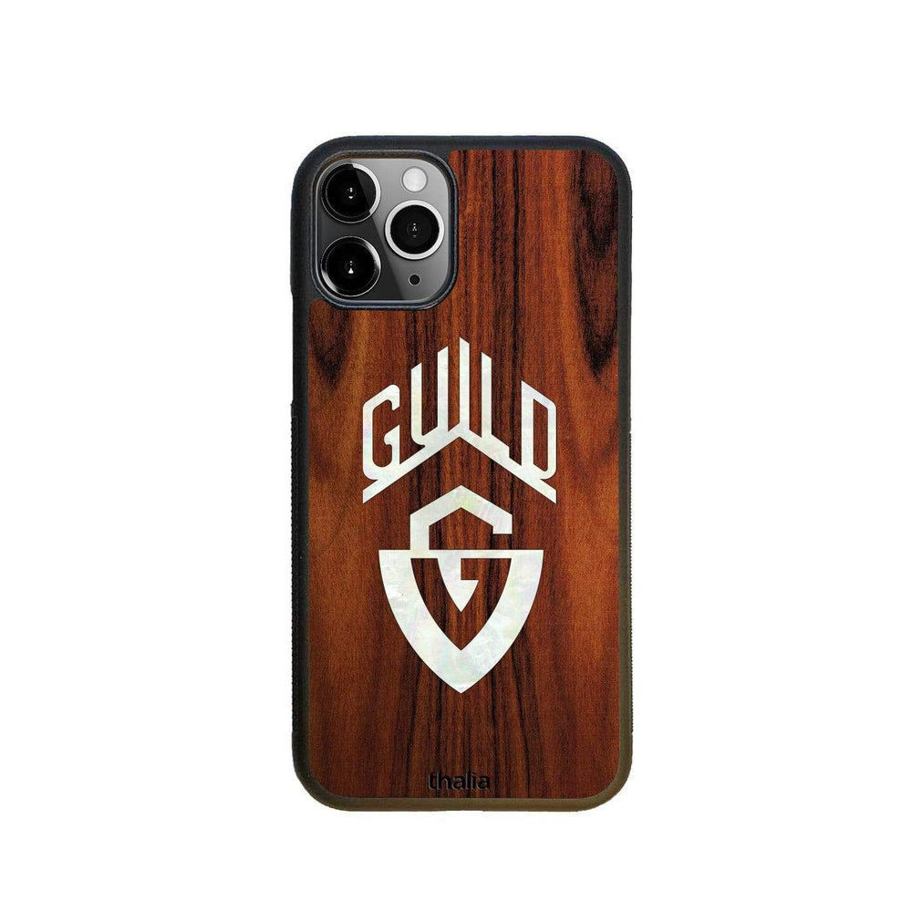 GuildbyThalia Phone Case Santos Rosewood & Guild G-Shield Pearl Logo | Phone Case iPhone 11 Pro