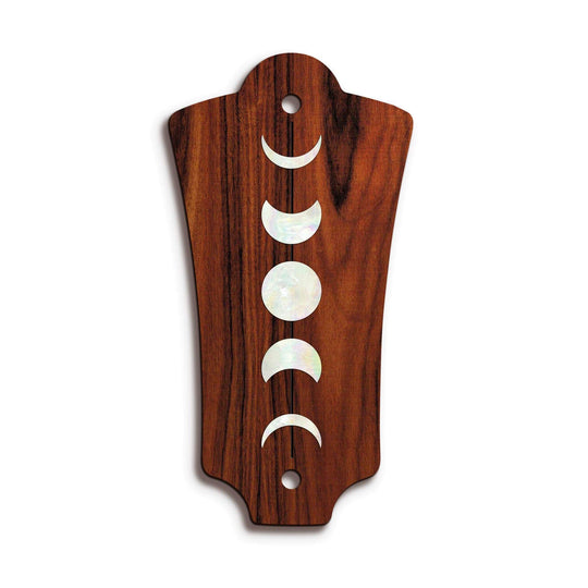 GuildbyThalia Truss Rod Cover Custom Truss Rod Cover | Shape T2 - Fits Most Guild Guitars Moon Phases / Santos Rosewood