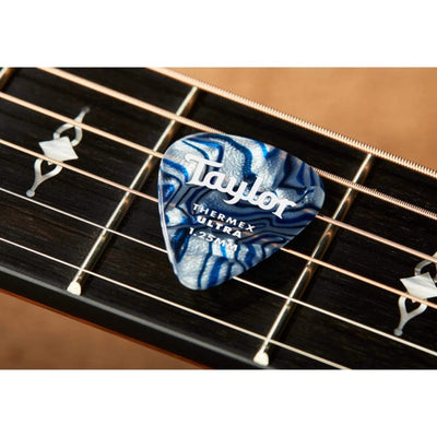 Taylor Picks Taylor Premium 351 Thermex Ultra Blue Swirl 6-Pack | Guitar Picks
