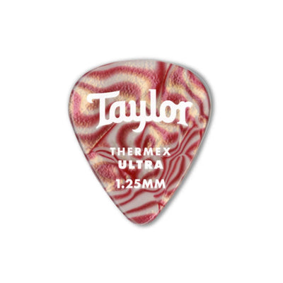 Taylor Picks Taylor Premium 351 Thermex Ultra Ruby Swirl 6-Pack | Guitar Picks