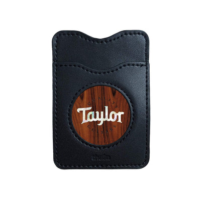 TaylorbyThalia Phone Wallet Taylor Pearl Logo | Leather Phone Wallet Santos Rosewood