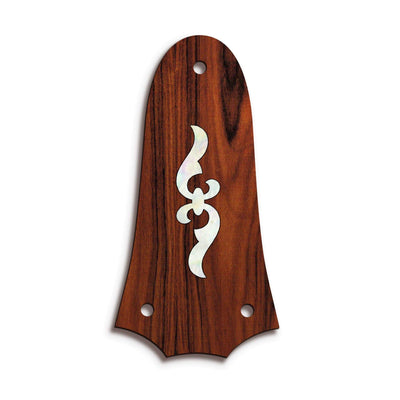 TaylorbyThalia Truss Rod Cover Classic Taylor Inlay Truss Rod Cover | Shape T3 - Fits 3 Hole Taylor Guitars 400 Series Renaissance / Rosewood
