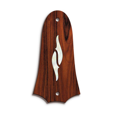 TaylorbyThalia Truss Rod Cover Classic Taylor Inlay Truss Rod Cover | Shape T4 - Fits 2 Hole Taylor Guitars 800 Series Element / Rosewood