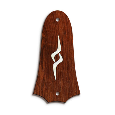 TaylorbyThalia Truss Rod Cover Classic Taylor Inlay Truss Rod Cover | Shape T4 - Fits 2 Hole Taylor Guitars GA-LTD / Indian Rosewood