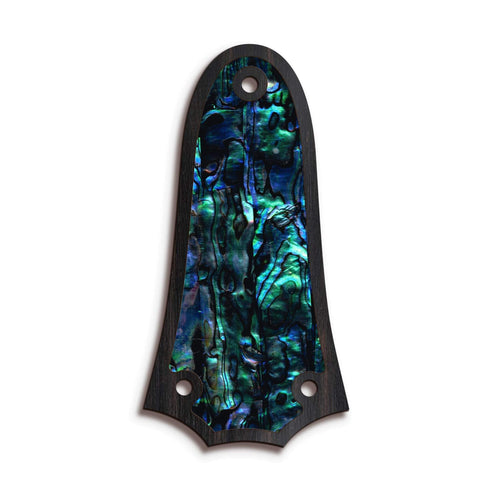 TaylorbyThalia Truss Rod Cover Custom Truss Rod Cover | Shape T3 - Fits 3 Hole Taylor Guitars Just Wood / Black Ebony