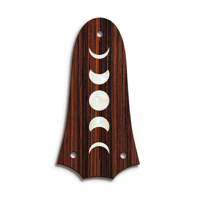 TaylorbyThalia Truss Rod Cover Custom Truss Rod Cover | Shape T3 - Fits 3 Hole Taylor Guitars Moon Phases / Indian Rosewood