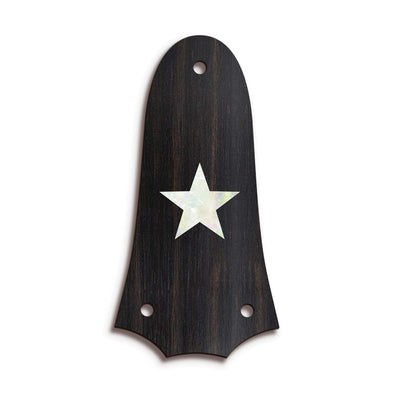 TaylorbyThalia Truss Rod Cover Custom Truss Rod Cover | Shape T3 - Fits 3 Hole Taylor Guitars Pearl Star / Black Ebony