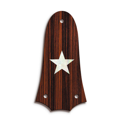 TaylorbyThalia Truss Rod Cover Custom Truss Rod Cover | Shape T3 - Fits 3 Hole Taylor Guitars Pearl Star / Indian Rosewood