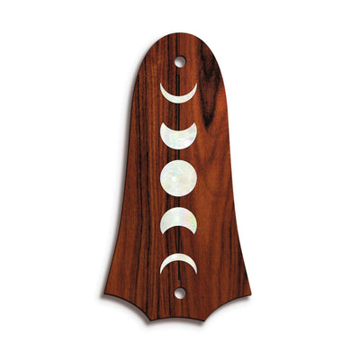 TaylorbyThalia Truss Rod Cover Custom Truss Rod Cover | Shape T4 - Fits 2 Hole Taylor Guitars Moon Phases / Santos Rosewood