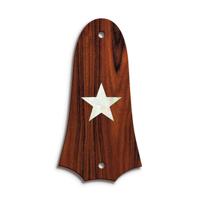 TaylorbyThalia Truss Rod Cover Custom Truss Rod Cover | Shape T4 - Fits 2 Hole Taylor Guitars Pearl Star / Santos Rosewood