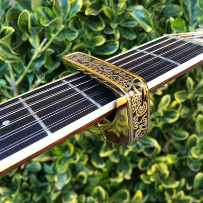Thalia B-STOCK B-STOCK Capo | Limited Edition 24K Gold / Golden Gears on Tiger Rye