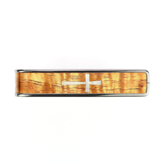 Thalia Capo AAA Grade Curly Hawaiian Koa & Pearl Cross | Capo