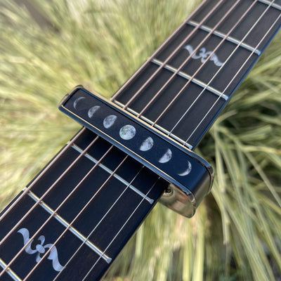 Thalia Capo Moon Phases on Pearl | Deluxe Capo