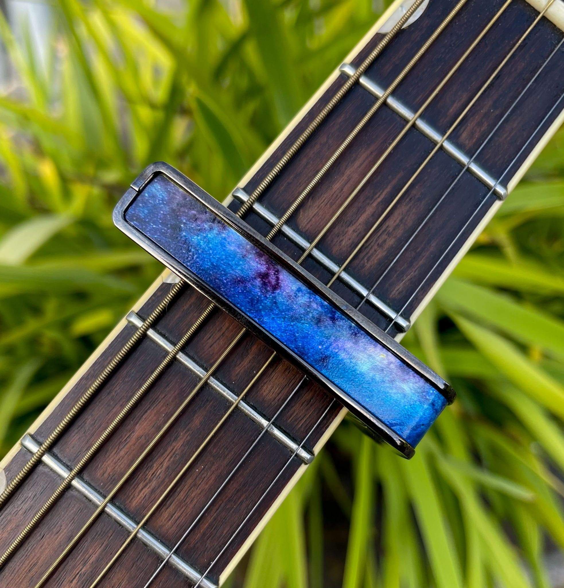 Luna Guitar Capo - Wood Finish