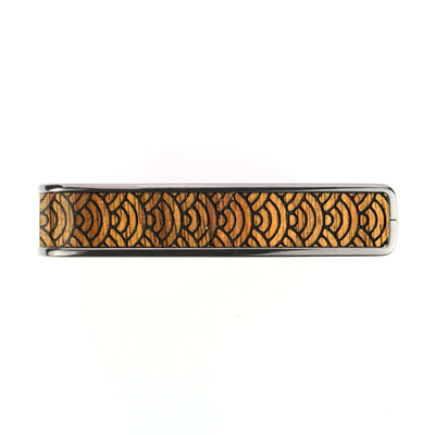 Thalia Capo Seigaiha Waves Hawaiian Koa | Deluxe Capo