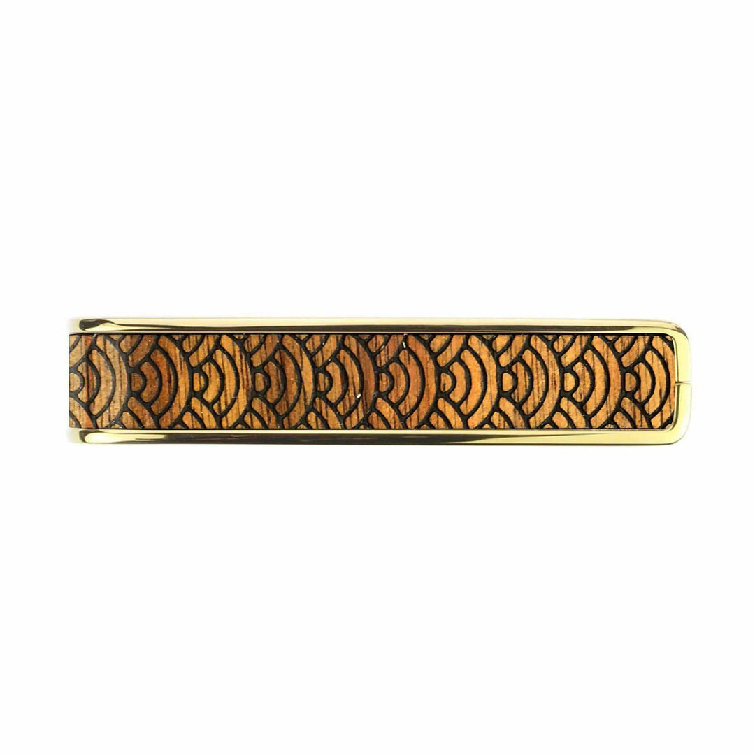 Thalia Capo Seigaiha Waves Hawaiian Koa | Deluxe Capo