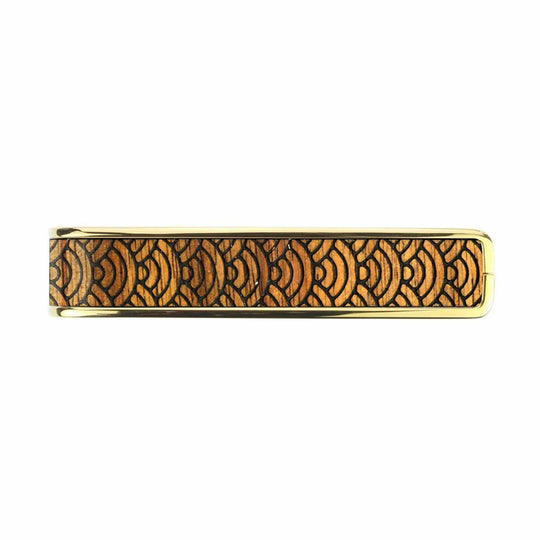 Thalia Capo Seigaiha Waves Hawaiian Koa | Deluxe Capo