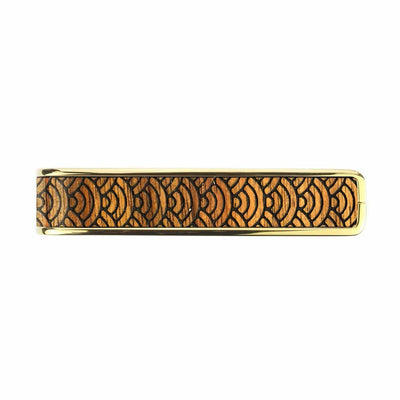 Thalia Capo Seigaiha Waves Hawaiian Koa | Deluxe Capo