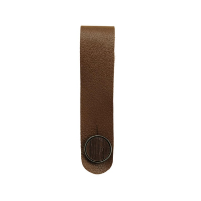 Thalia Leather Strap Tie Indian Rosewood | Leather Strap Tie Brown / Black / Headstock