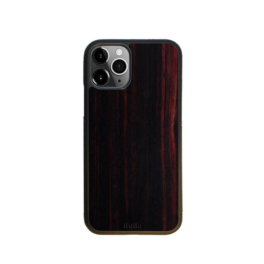 Thalia Phone Case Just Wood | Phone Case Black Ebony / iPhone 11 Pro