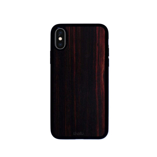 Thalia Phone Case Just Wood | Phone Case Black Ebony / iPhone X/XS