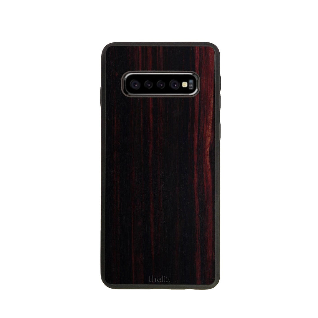Thalia Phone Case Just Wood | Phone Case Black Ebony / Samsung Galaxy S10