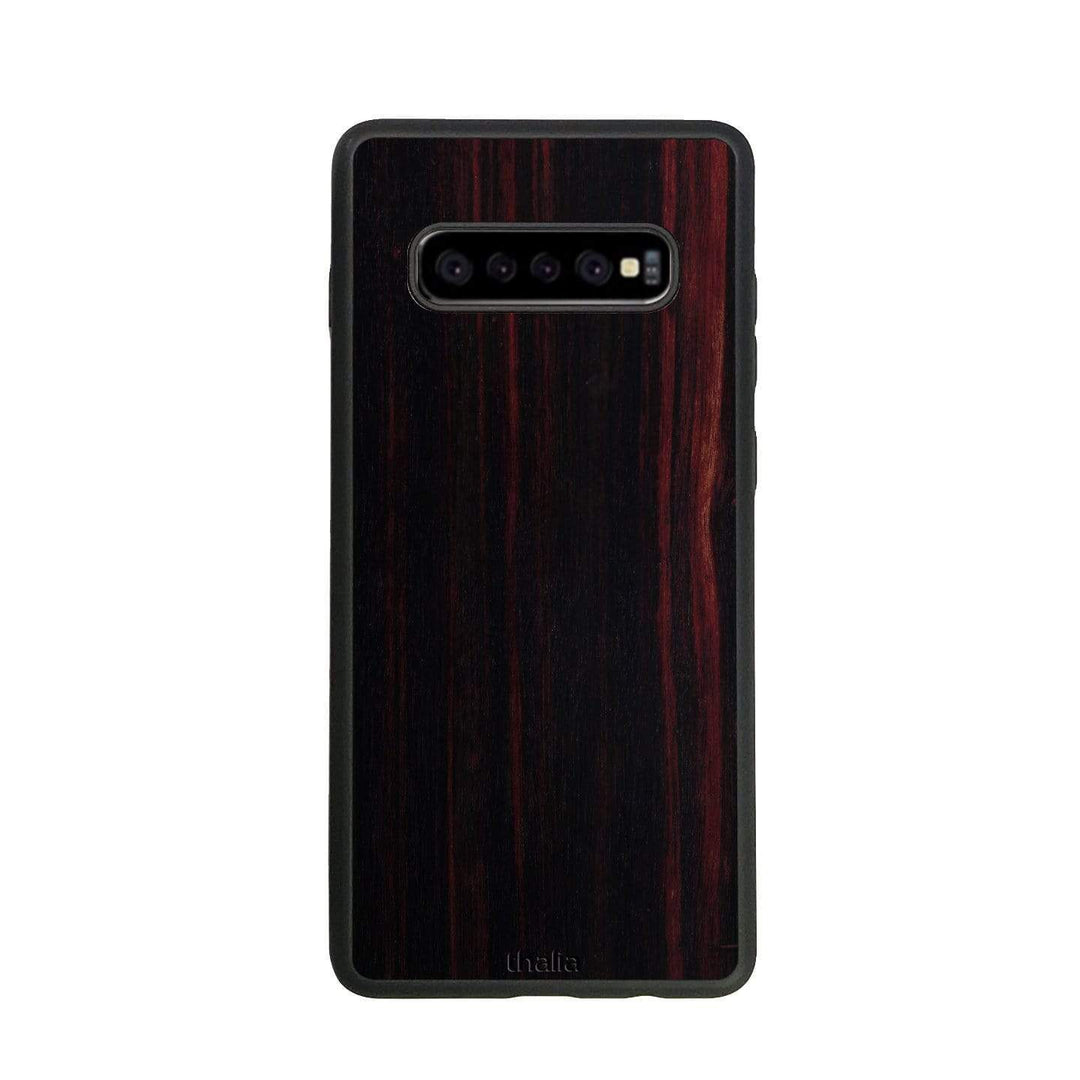 Thalia Phone Case Just Wood | Phone Case Black Ebony / Samsung Galaxy S10 Plus