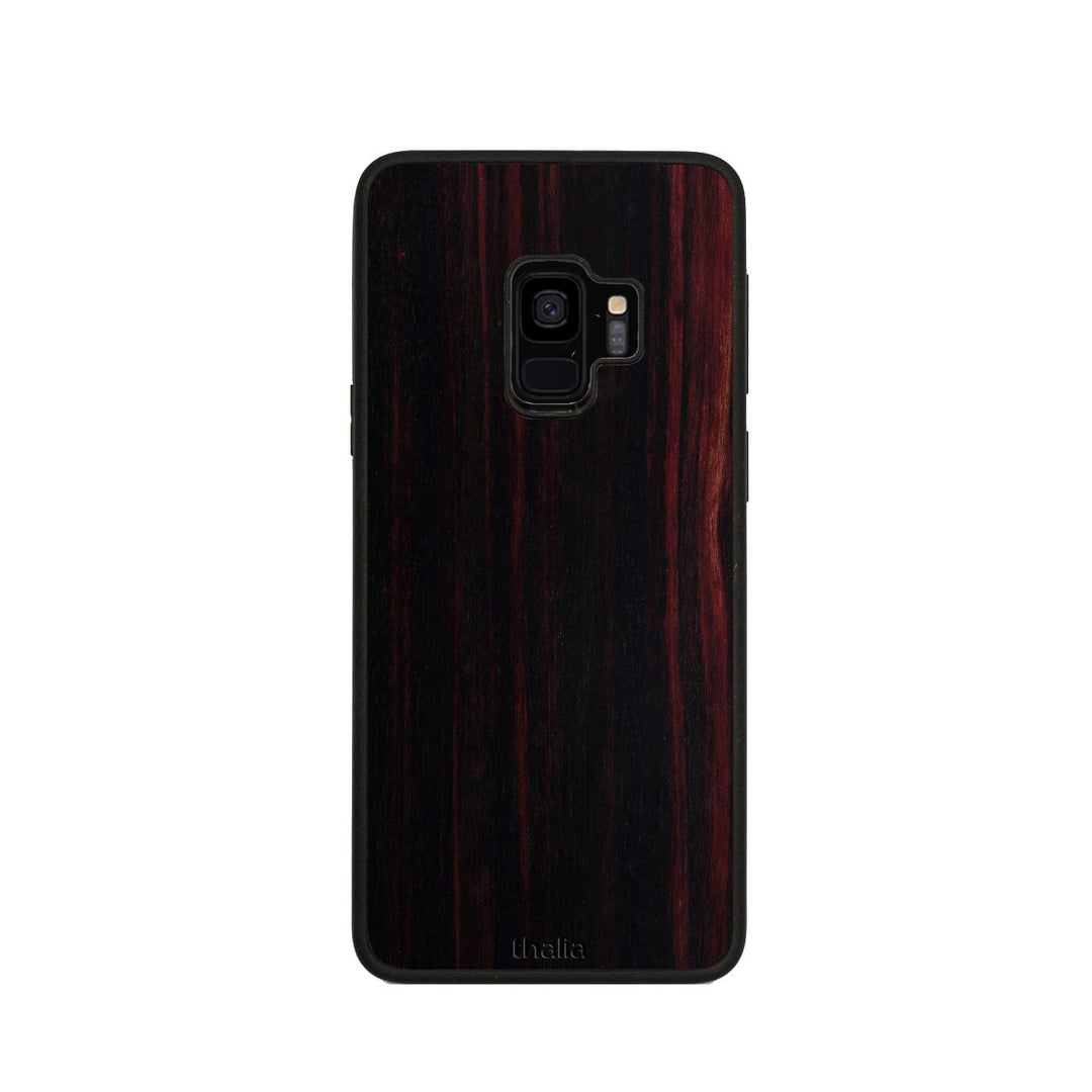 Thalia Phone Case Just Wood | Phone Case Black Ebony / Samsung Galaxy S9