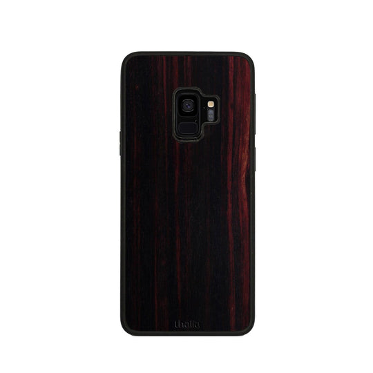 Thalia Phone Case Just Wood | Phone Case Black Ebony / Samsung Galaxy S9