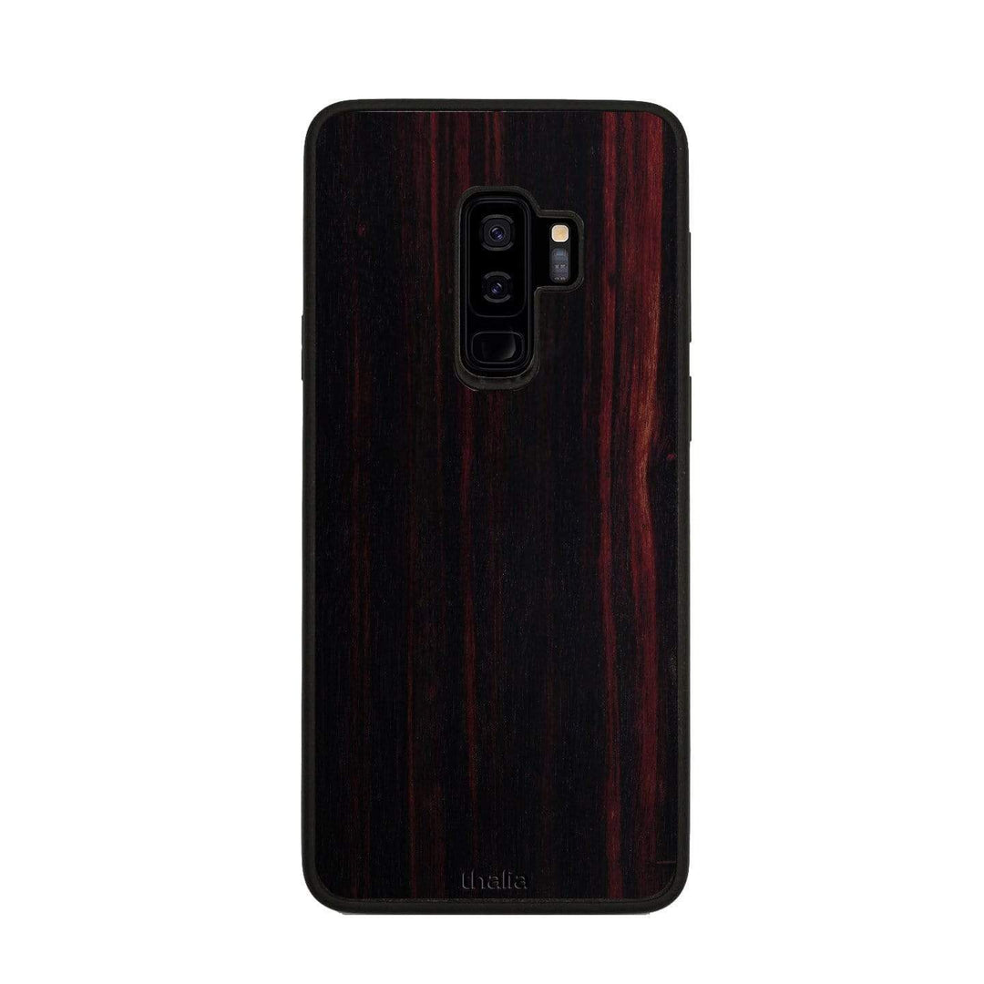 Thalia Phone Case Just Wood | Phone Case Black Ebony / Samsung Galaxy S9 Plus